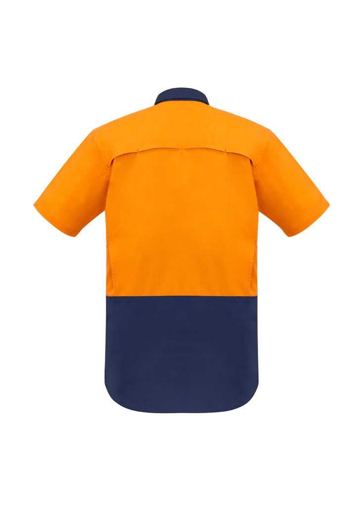 Mens Rugged Cooling Hi Vis Short Sleeve Shirt - Image 15