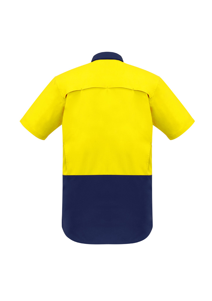 Mens Rugged Cooling Hi Vis Short Sleeve Shirt - Image 11