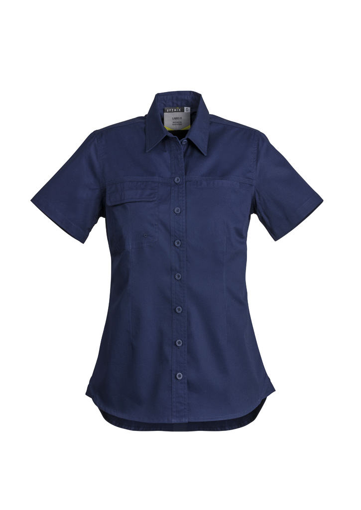 Womens Lightweight Tradie Short Sleeve Shirt - Image 17