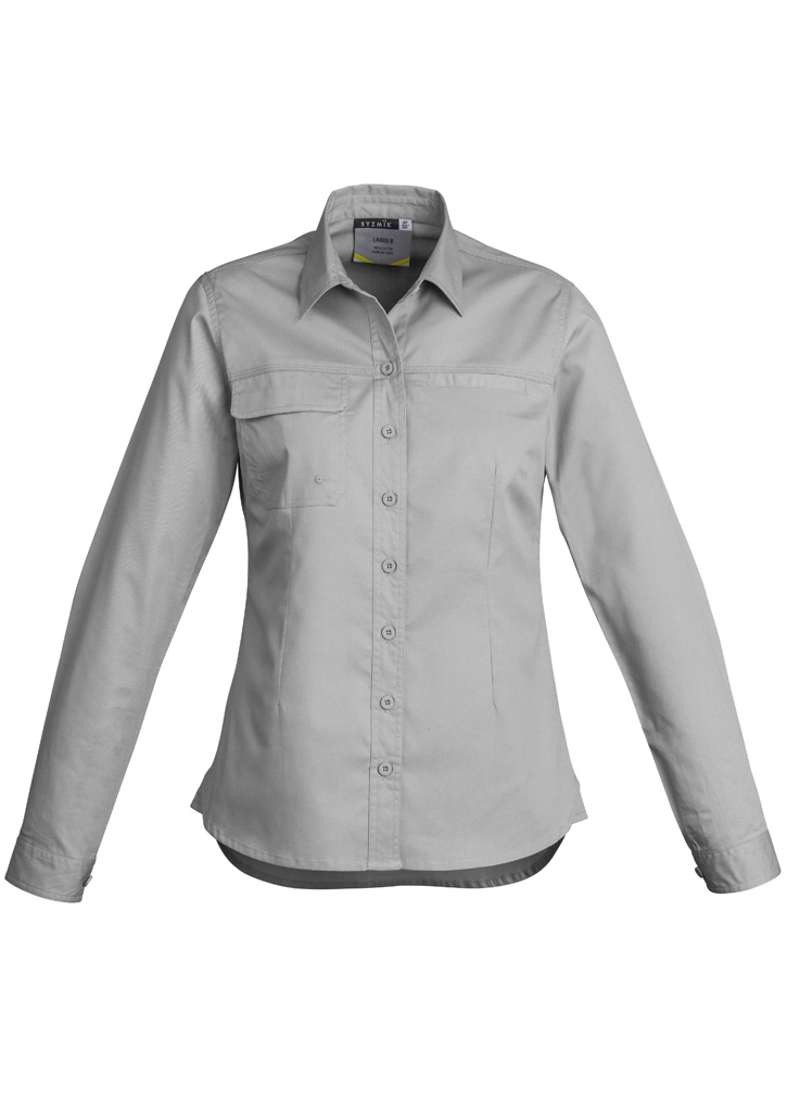 Womens Lightweight Tradie Long Sleeve Shirt - Image 20