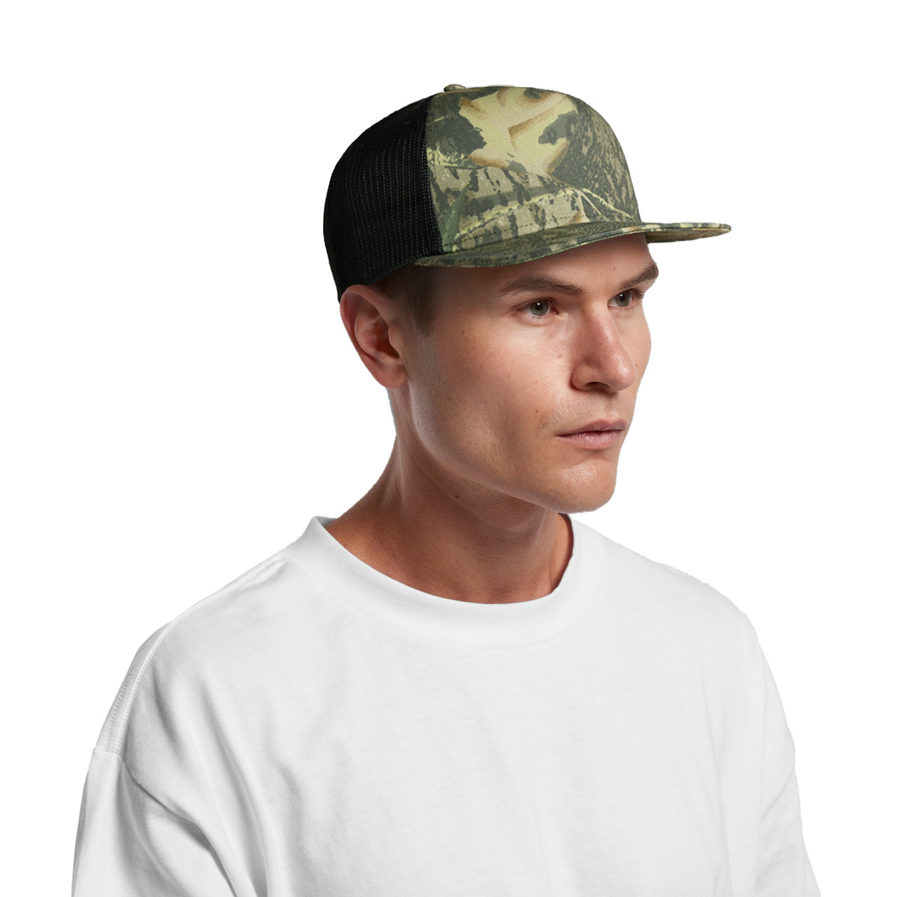 Stock Contrast Camo Trucker - Image 6