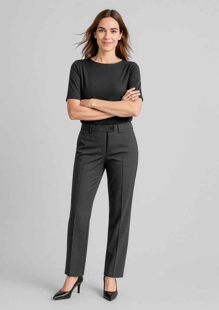 Womens Comfort Wool Stretch Relaxed Pant - Image 6