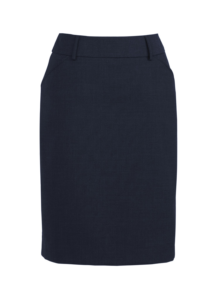 Womens Comfort Wool Stretch Multi-Pleat Skirt - Image 2