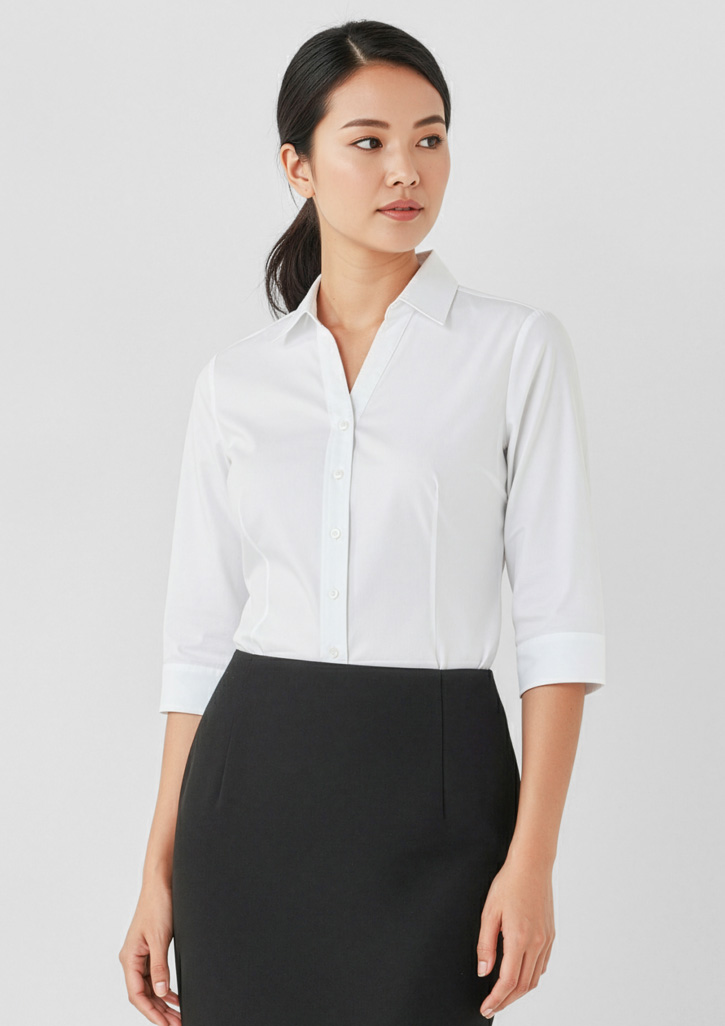 Womens Hudson 3/4 Sleeve Shirt - Image 2