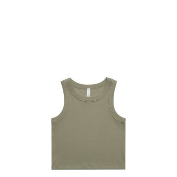 Wo's Organic Rib Crop Tank