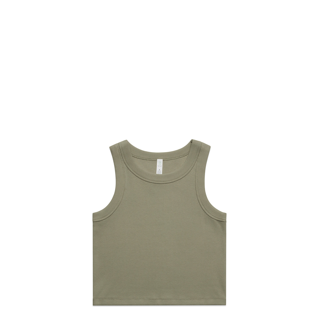 Wo's Organic Rib Crop Tank
