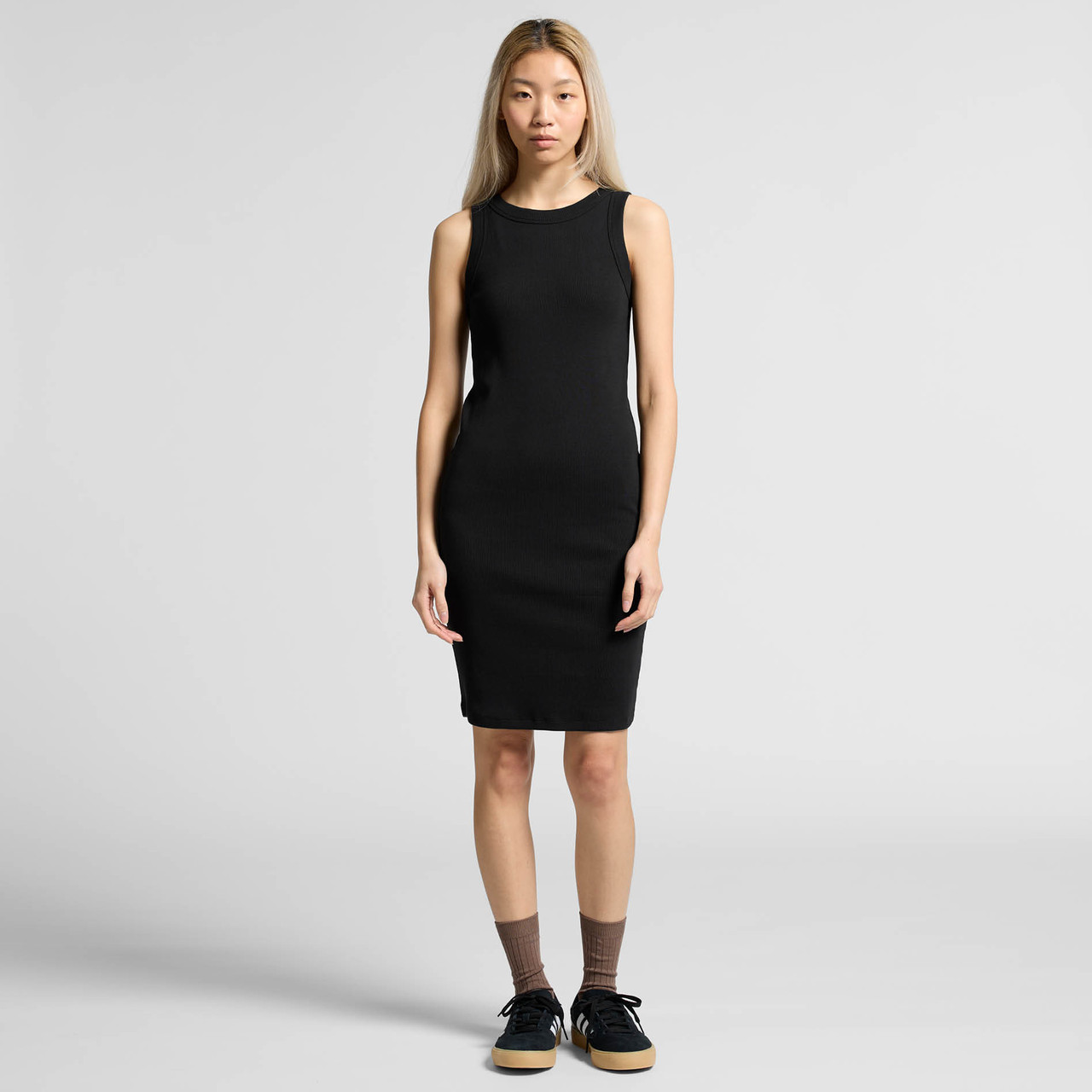 Wo's Organic Rib Dress - Image 7