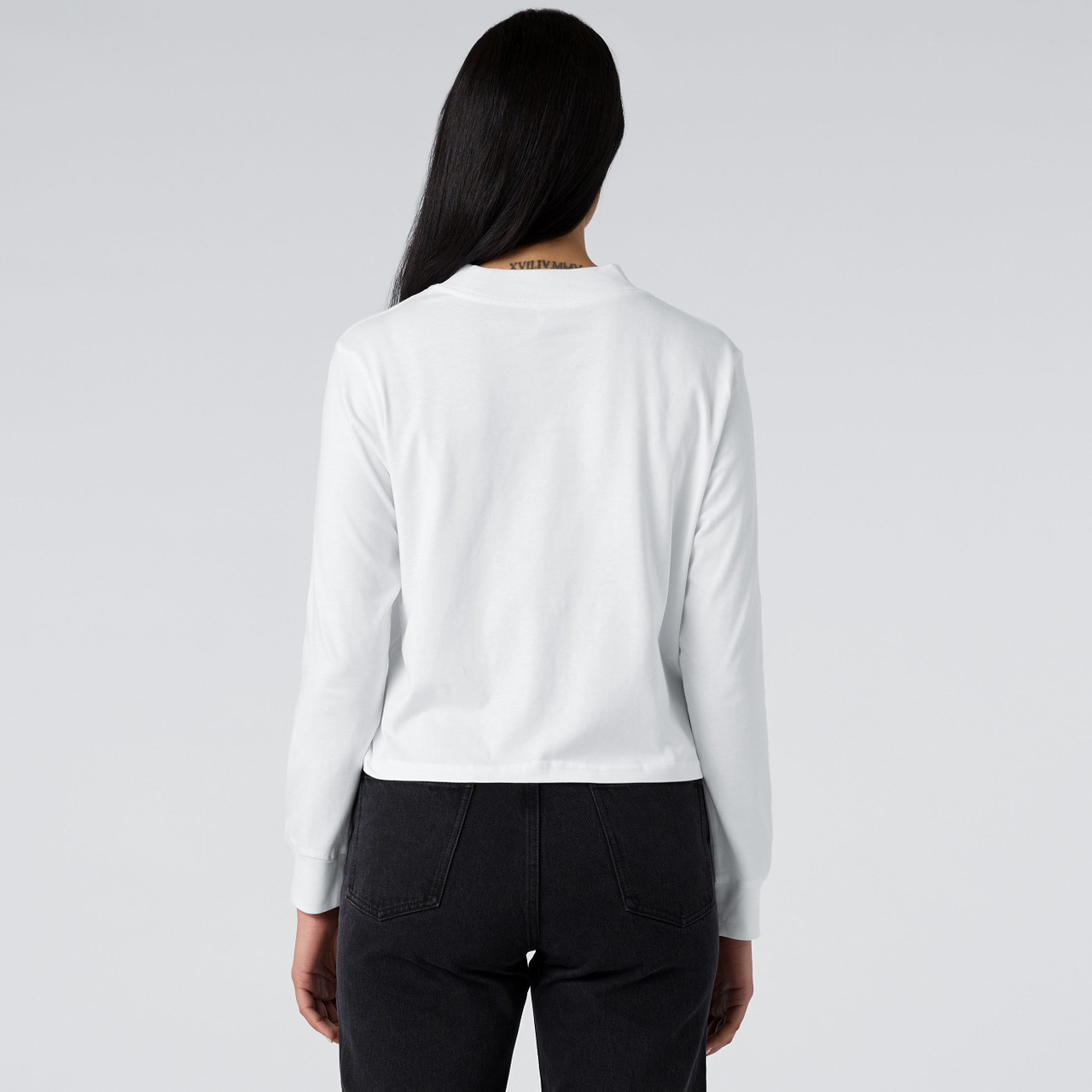 Wo's Mock L/S Tee - Image 3