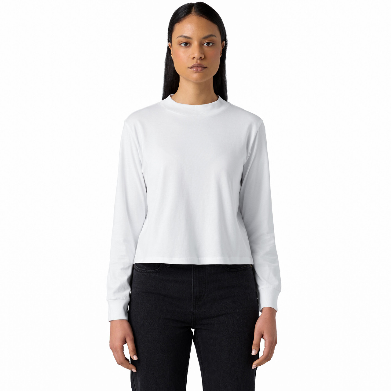 Wo's Mock L/S Tee - Image 5