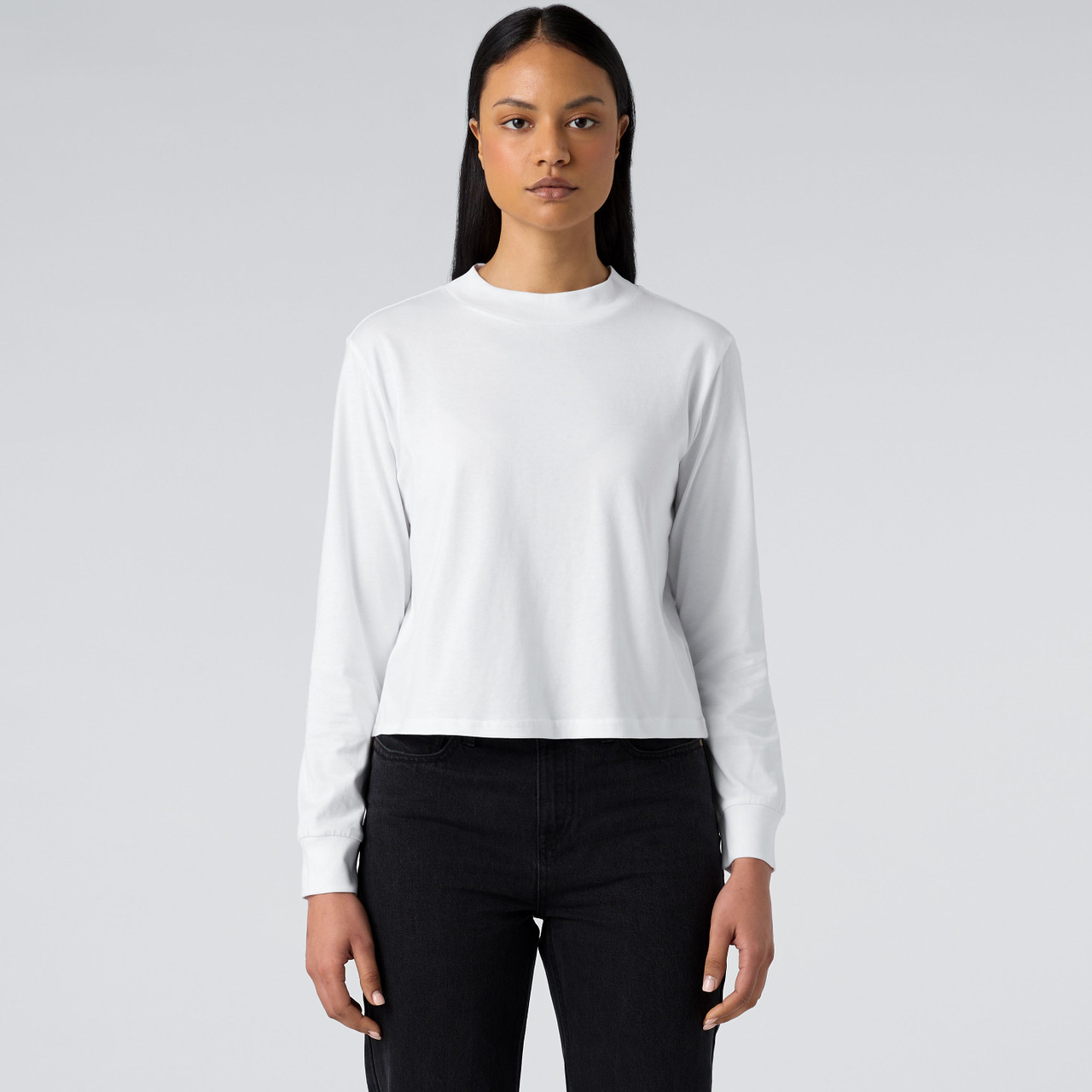 Wo's Mock L/S Tee - Image 6