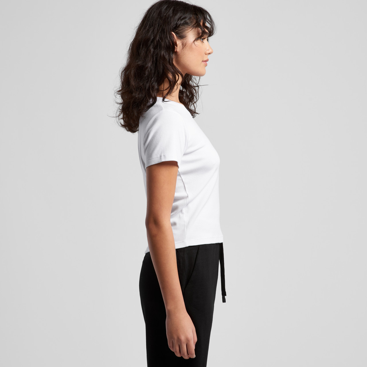 Wo's Organic Rib Baby Tee - Image 8