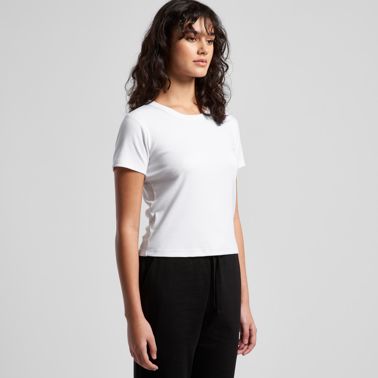 Wo's Organic Rib Baby Tee - Image 9