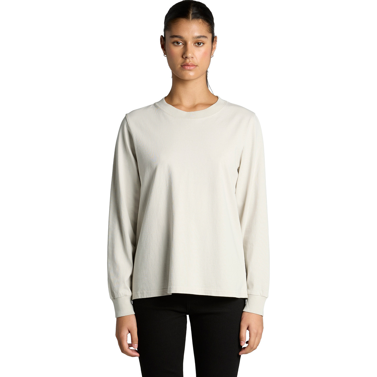 Wo's Heavy Faded L/S Tee - Image 10