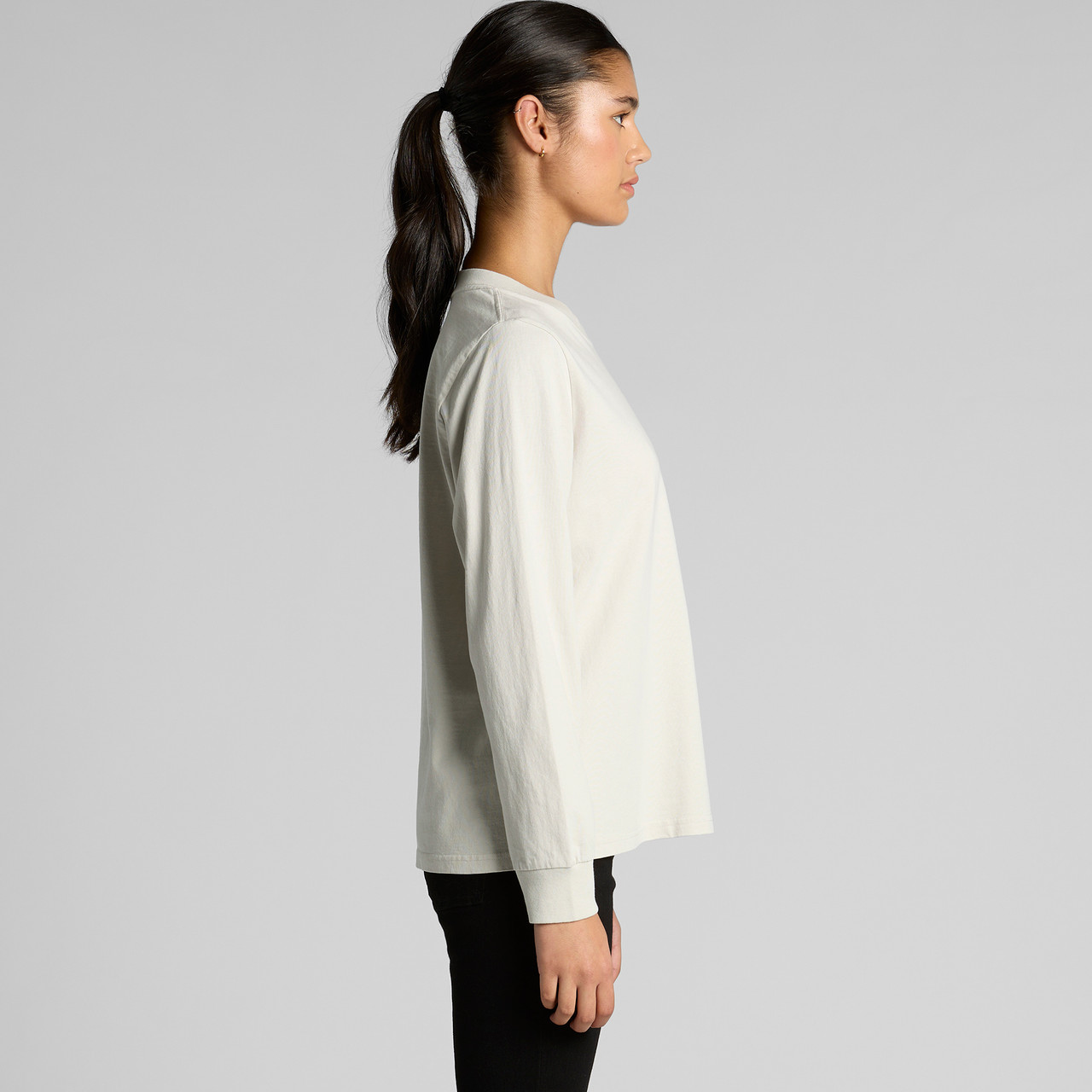 Wo's Heavy Faded L/S Tee - Image 12