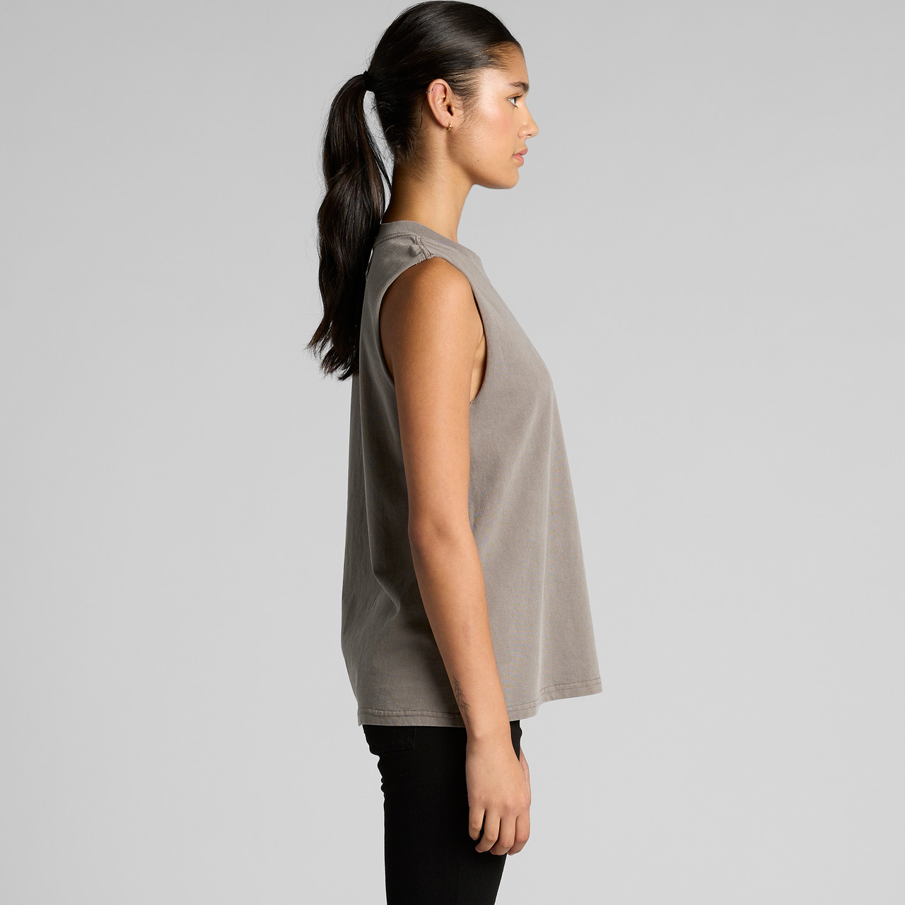 Wo's Heavy Faded Tank - Image 12