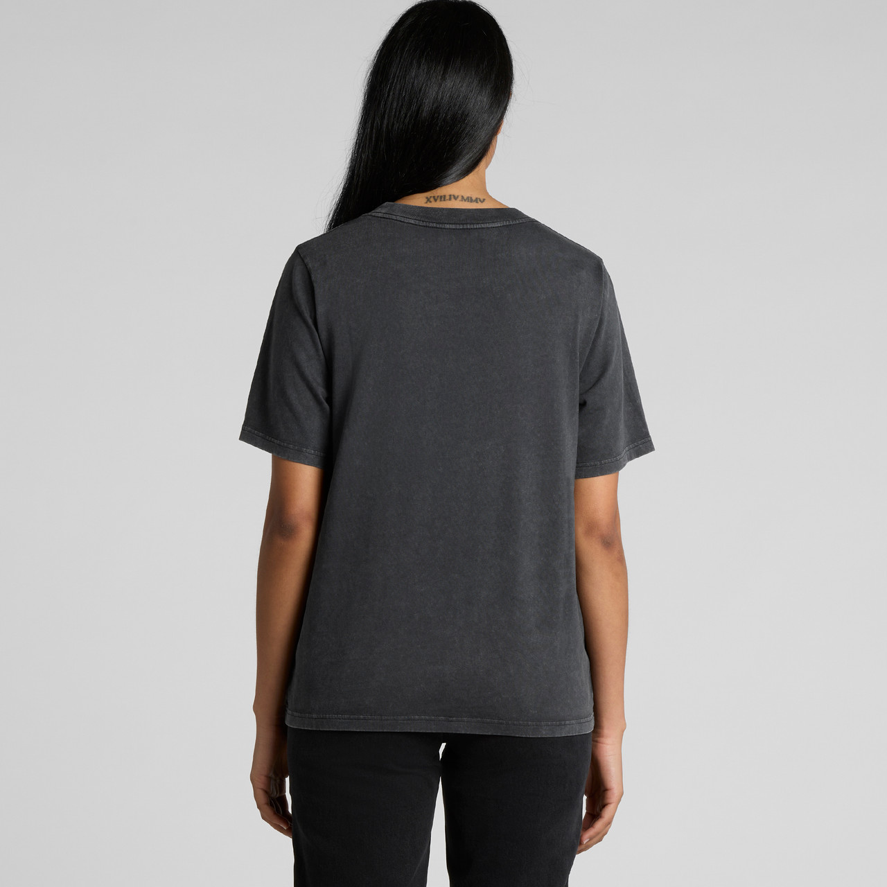 Wo's Stone Wash Heavy Tee - Image 3