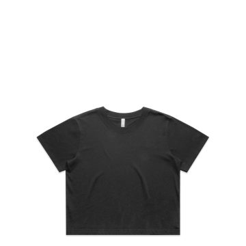 Wo's Heavy Faded Crop Tee