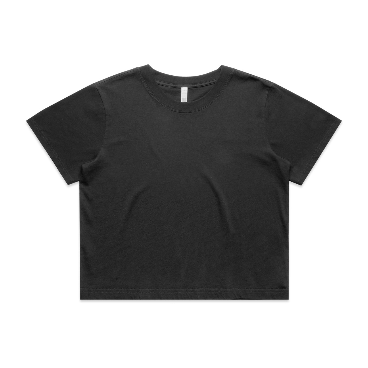 Wo's Heavy Faded Crop Tee - Image 4