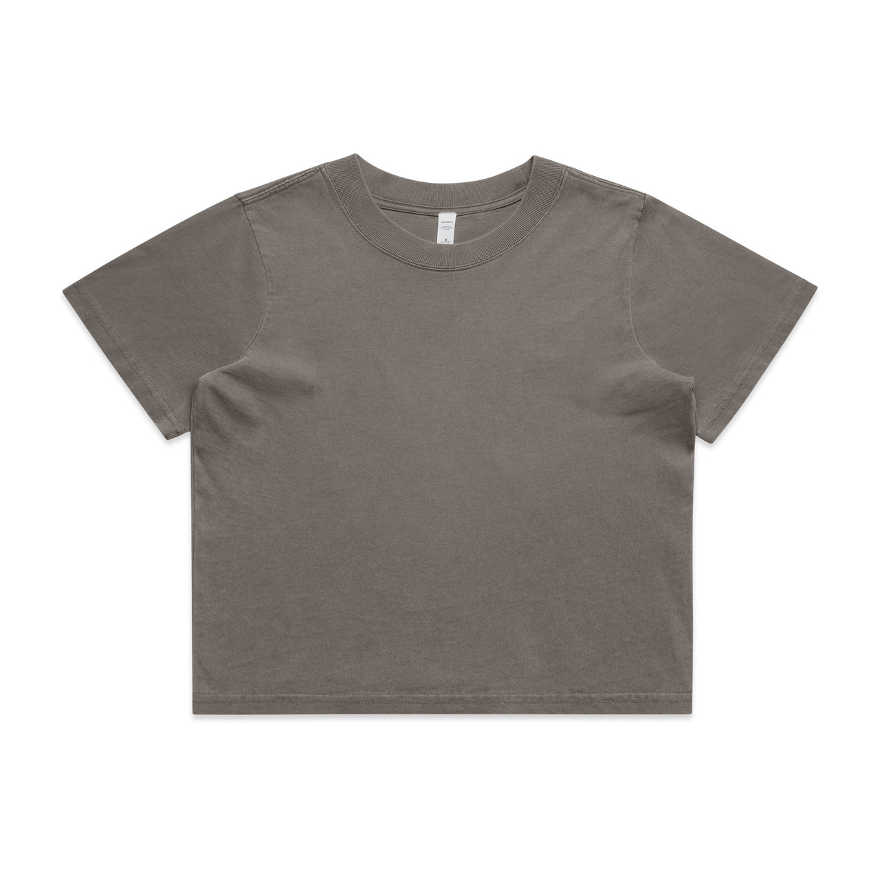Wo's Heavy Faded Crop Tee - Image 8
