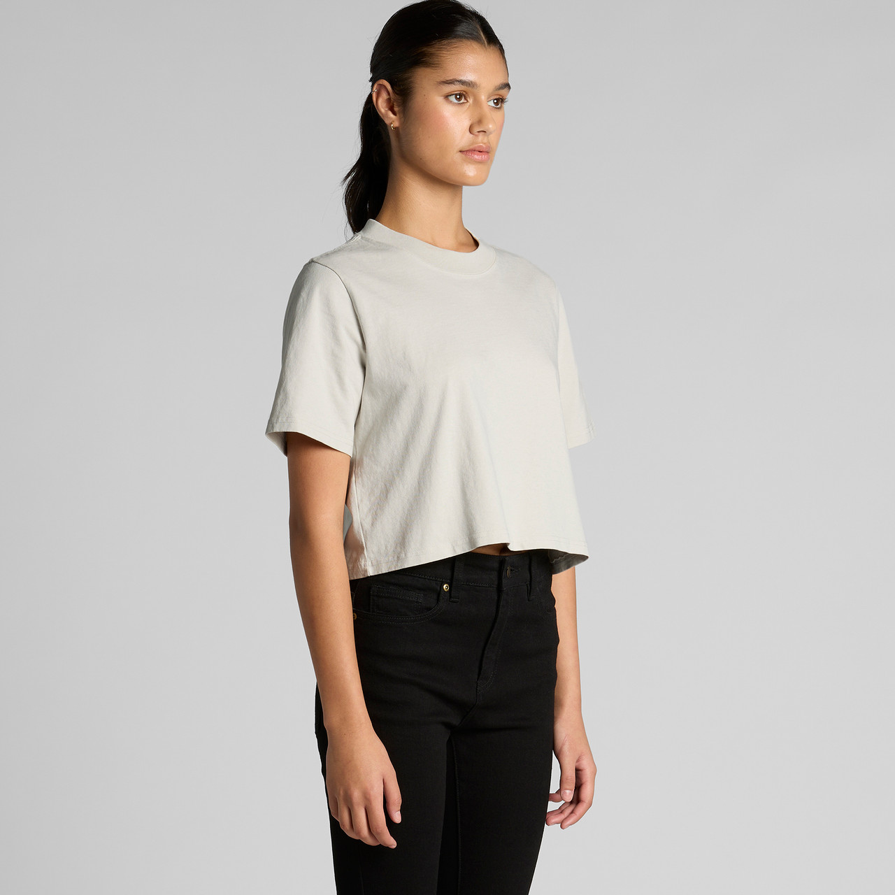 Wo's Heavy Faded Crop Tee - Image 13