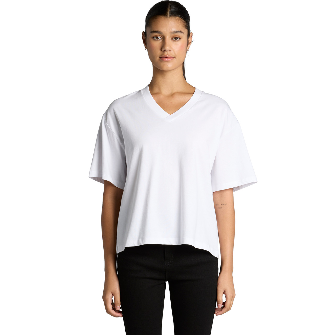 Wo's Martina V Neck Tee - Image 6