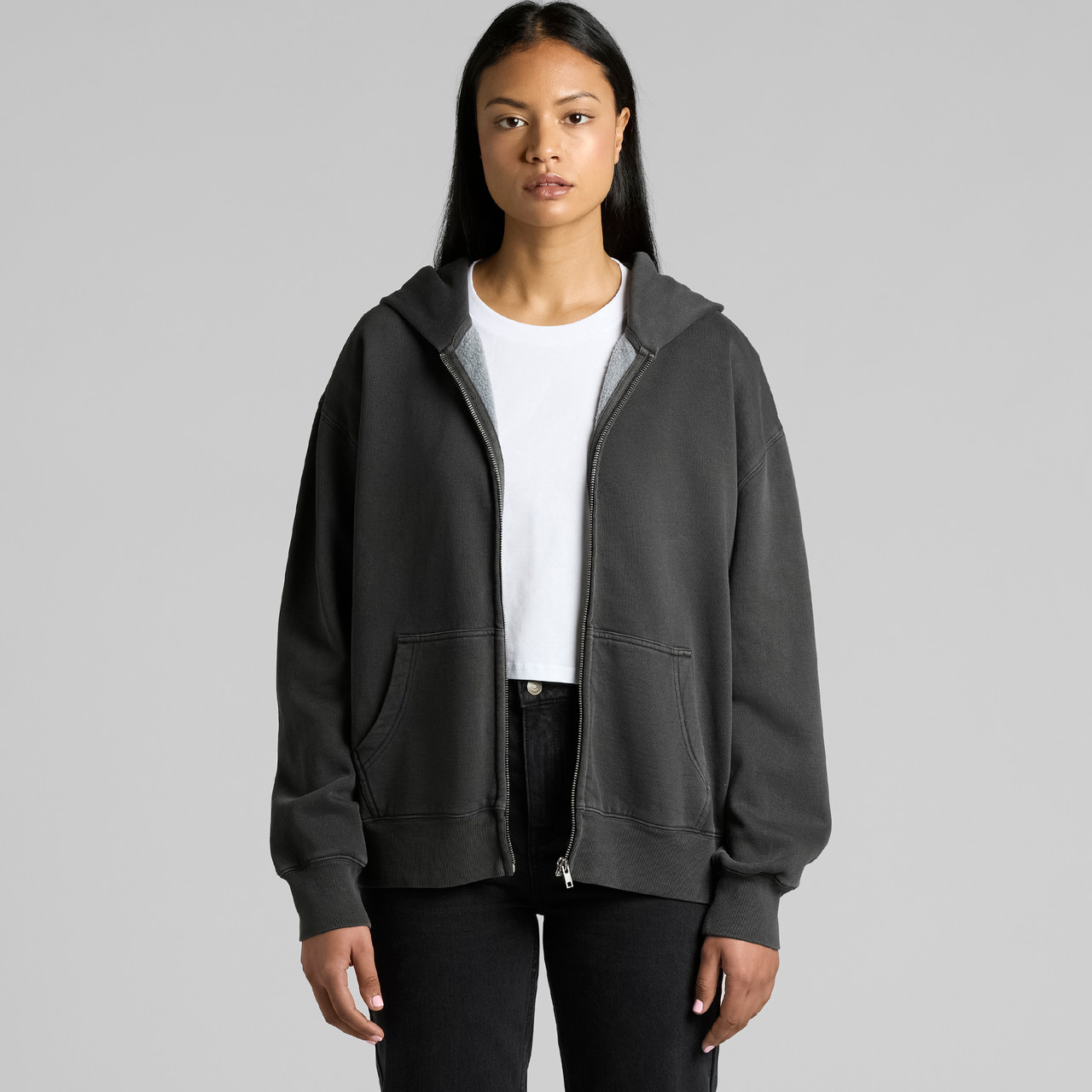 Wo's Relax Faded Zip Hood - Image 10