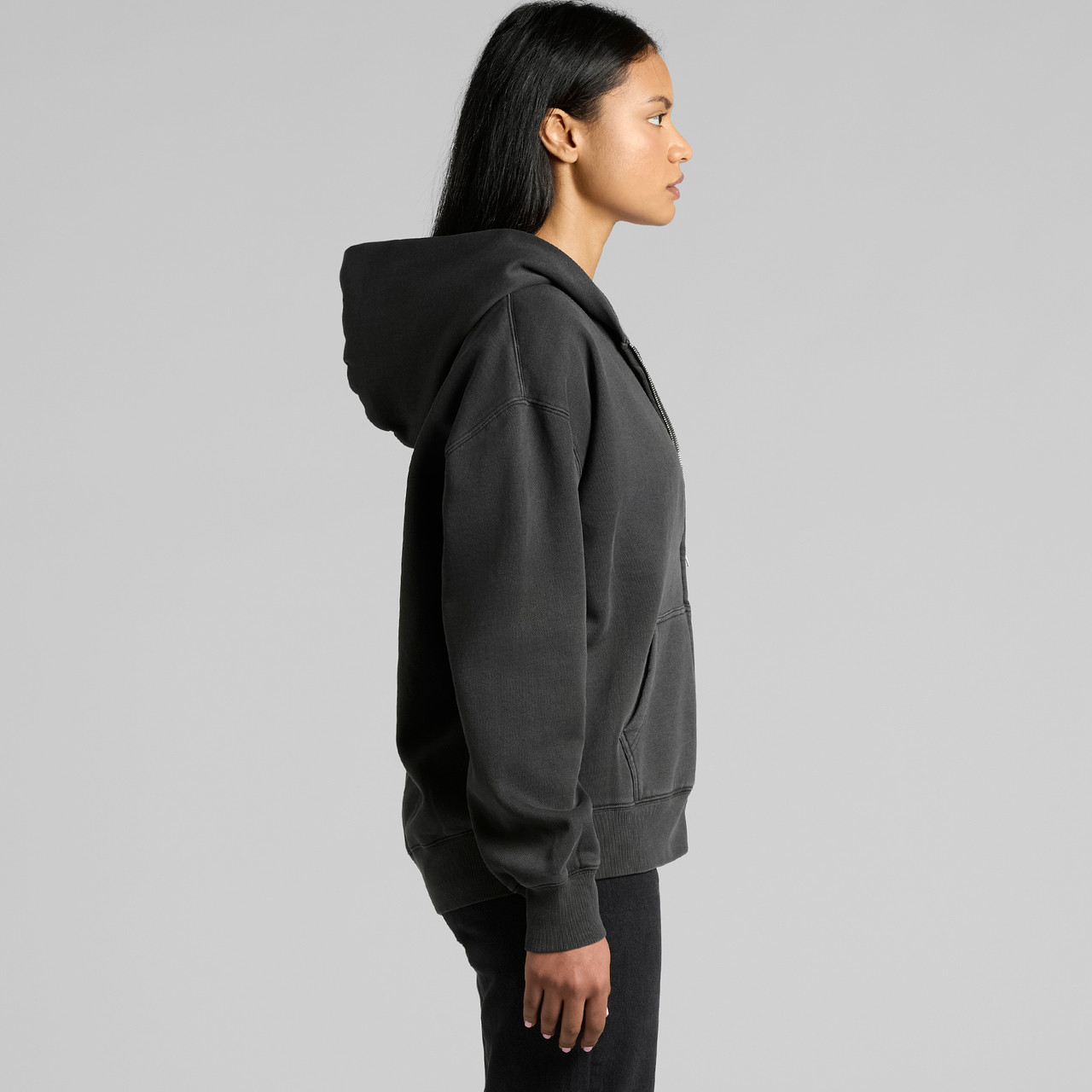 Wo's Relax Faded Zip Hood - Image 11