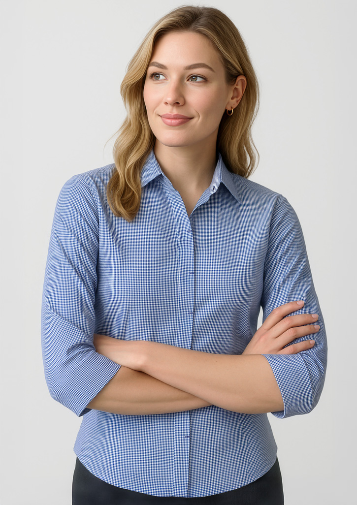 Womens Newport 3/4 Sleeve Shirt - Image 5