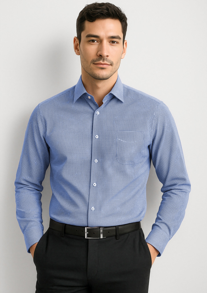 Mens Newport Long Sleeve Shirt - Image 5