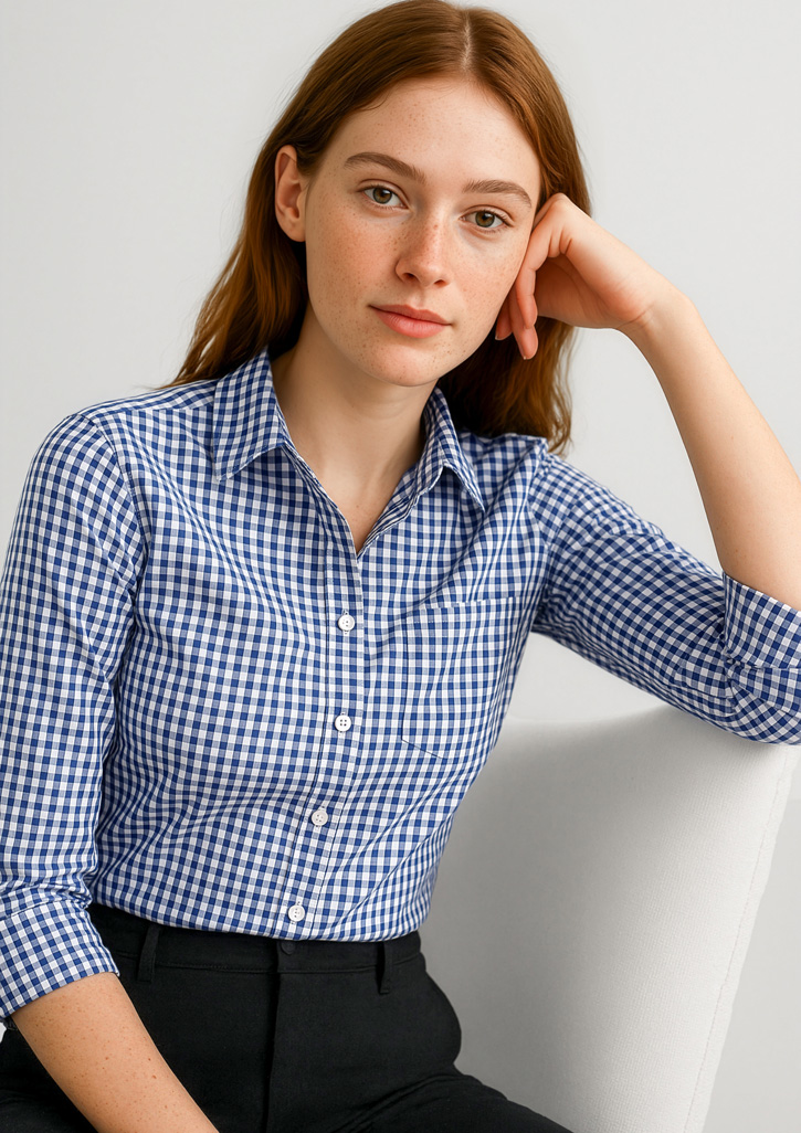 Womens Springfield 3/4 Sleeve Shirt - Image 2