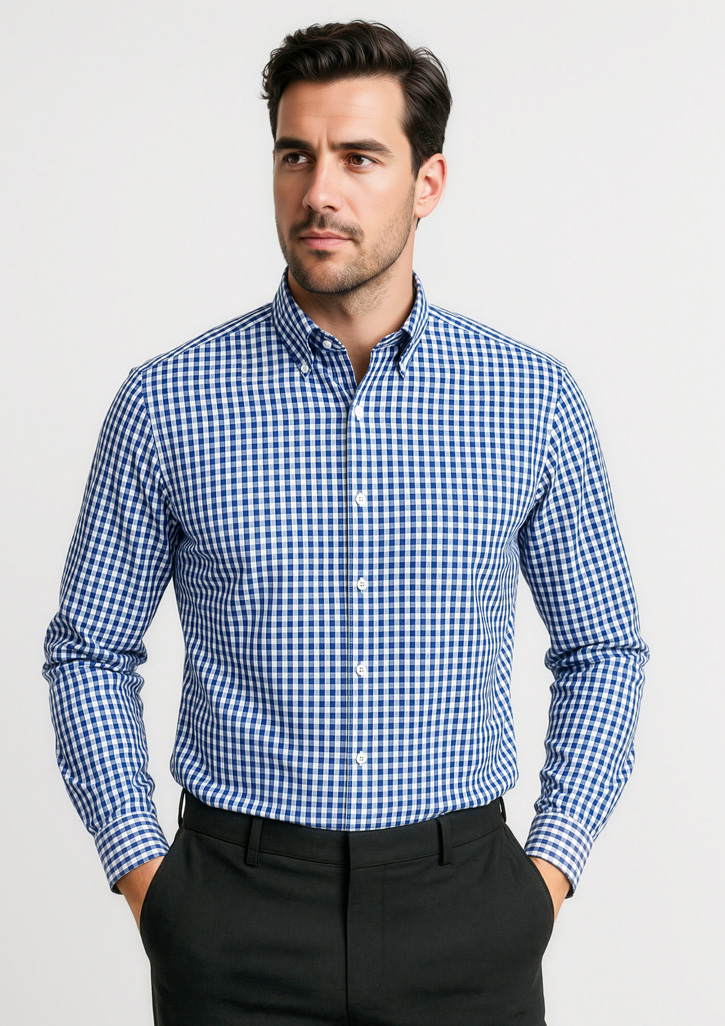 Mens Springfield Long Sleeve Shirt - Image 2