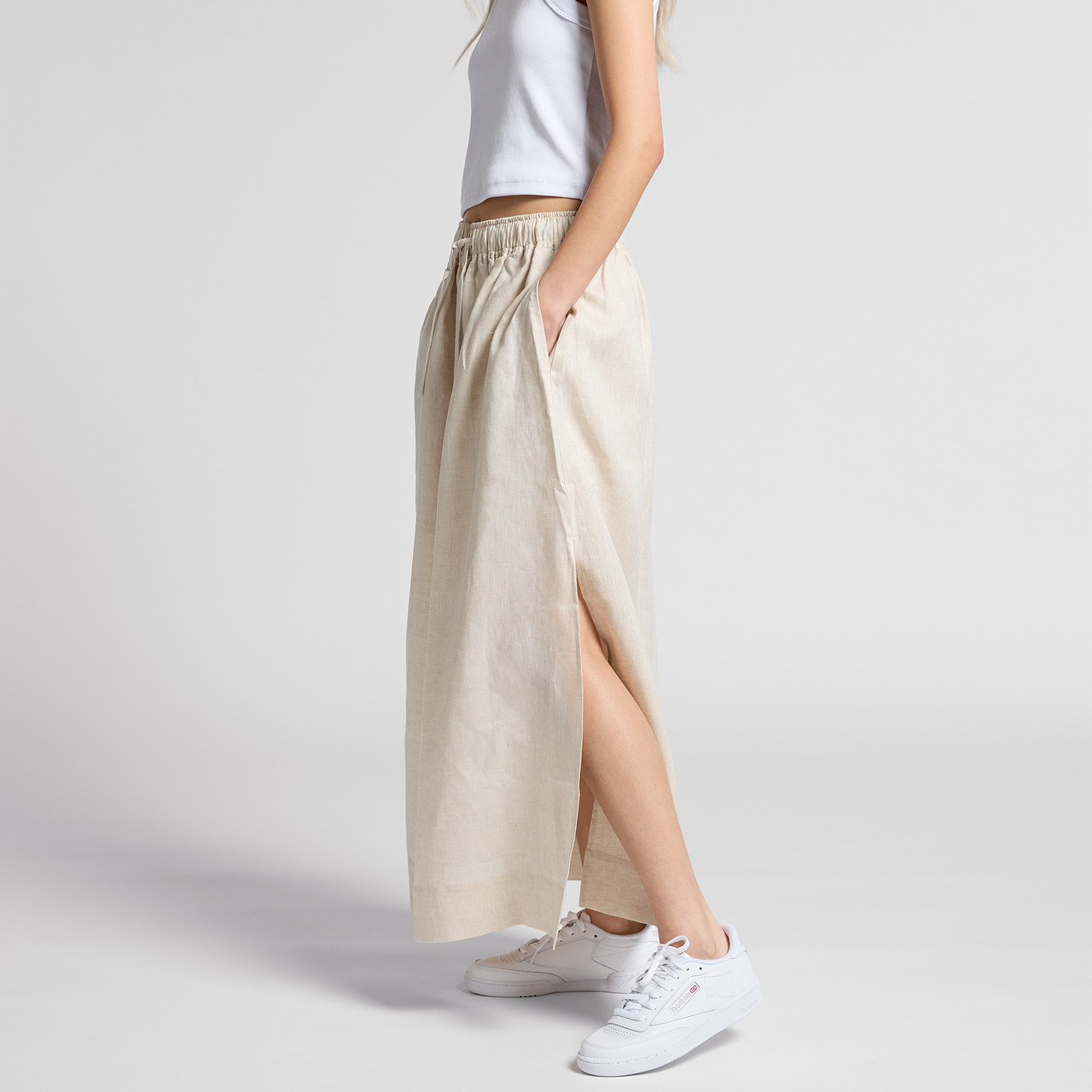 Wo's Linen Skirt - Image 3