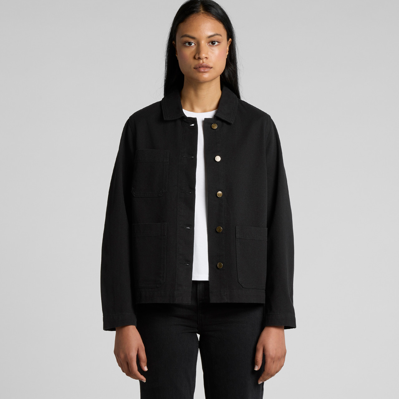 Wo's Canvas Chore Jacket - Image 7