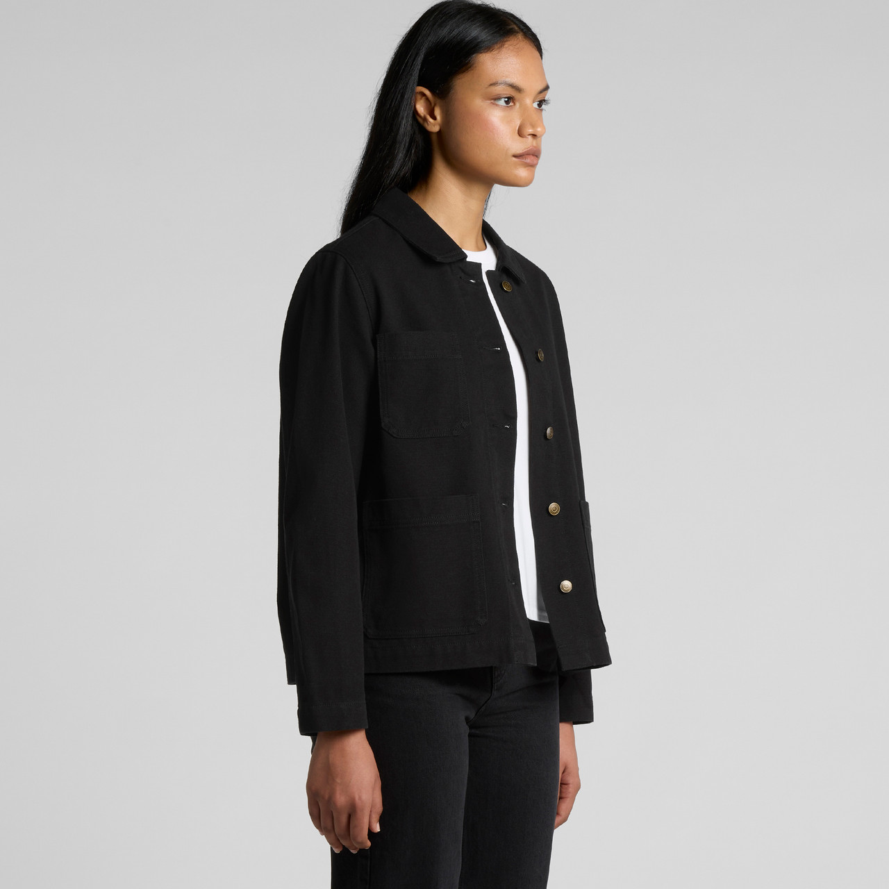 Wo's Canvas Chore Jacket - Image 9