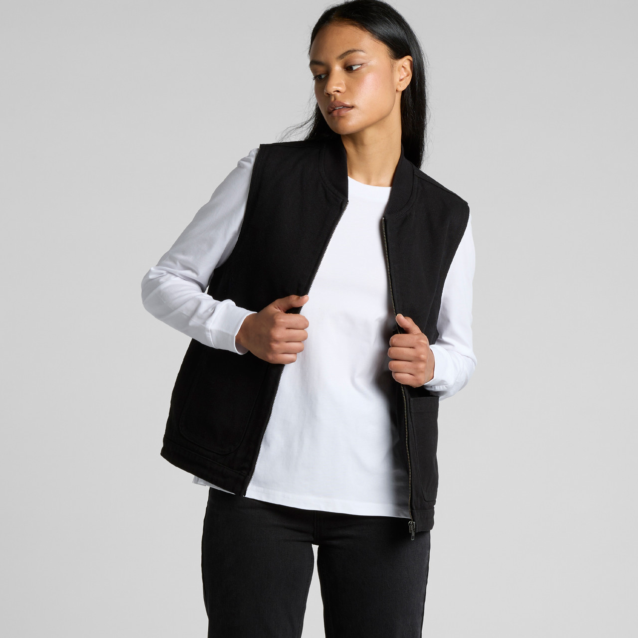 Wo's Canvas Heavy Vest - Image 3