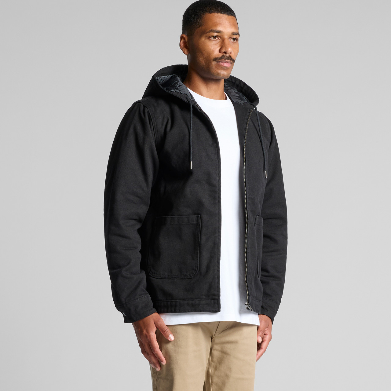 Canvas Heavy Hooded Jacket - Image 9
