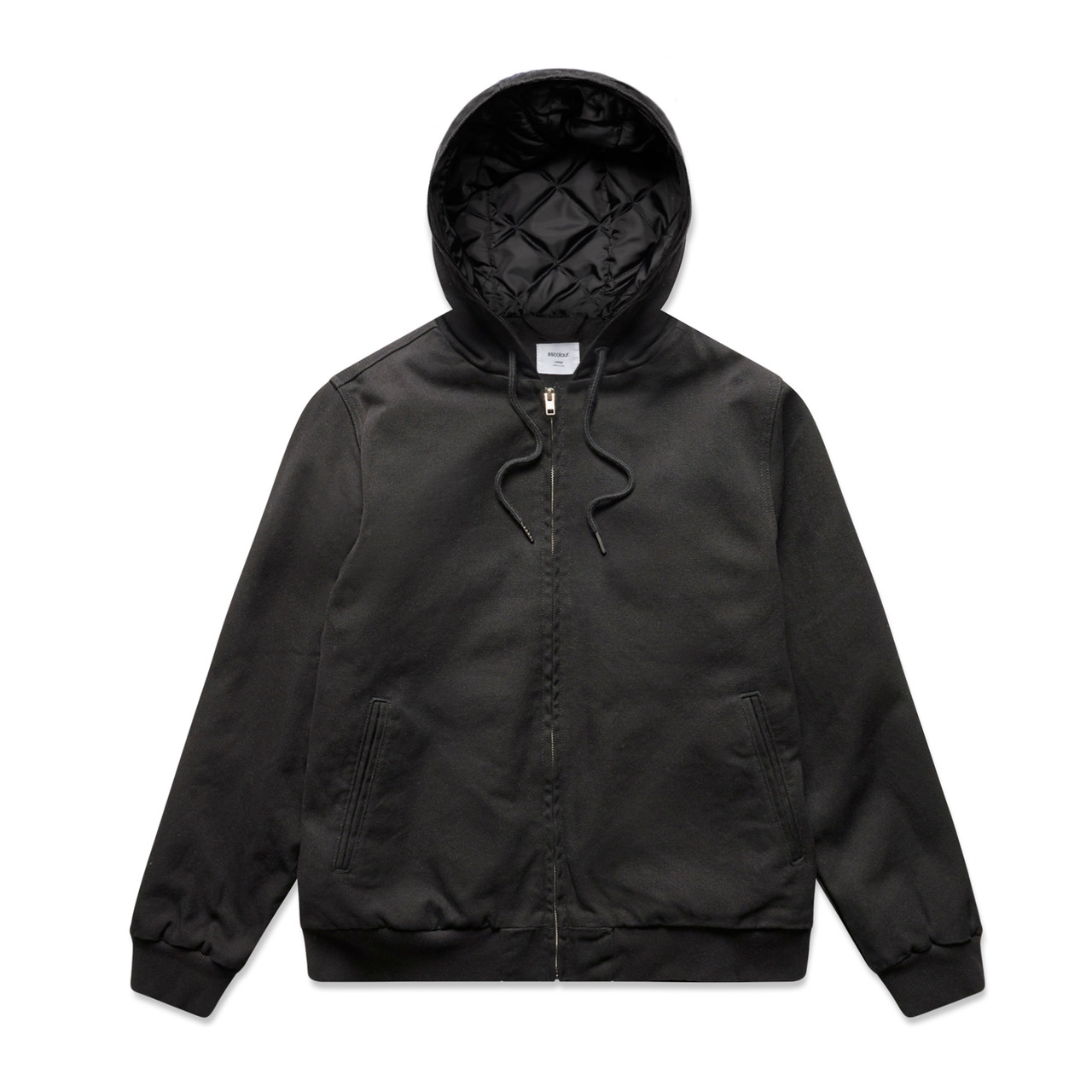 Canvas Bomber Hood Jacket - Image 4