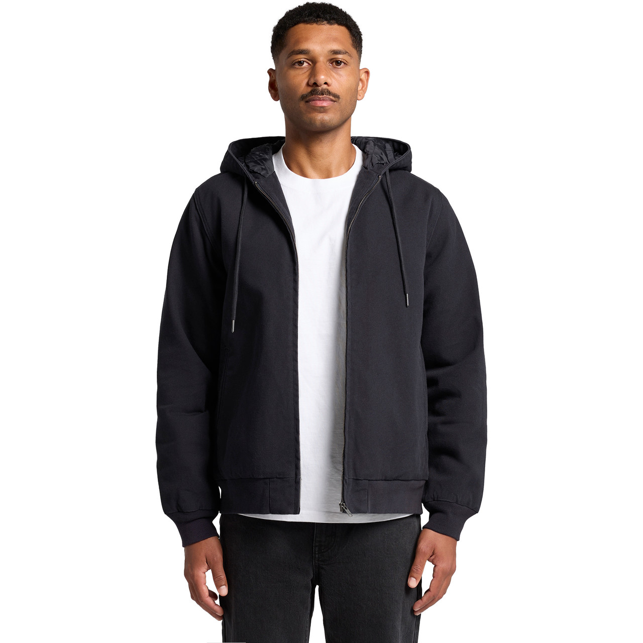 Canvas Bomber Hood Jacket - Image 6