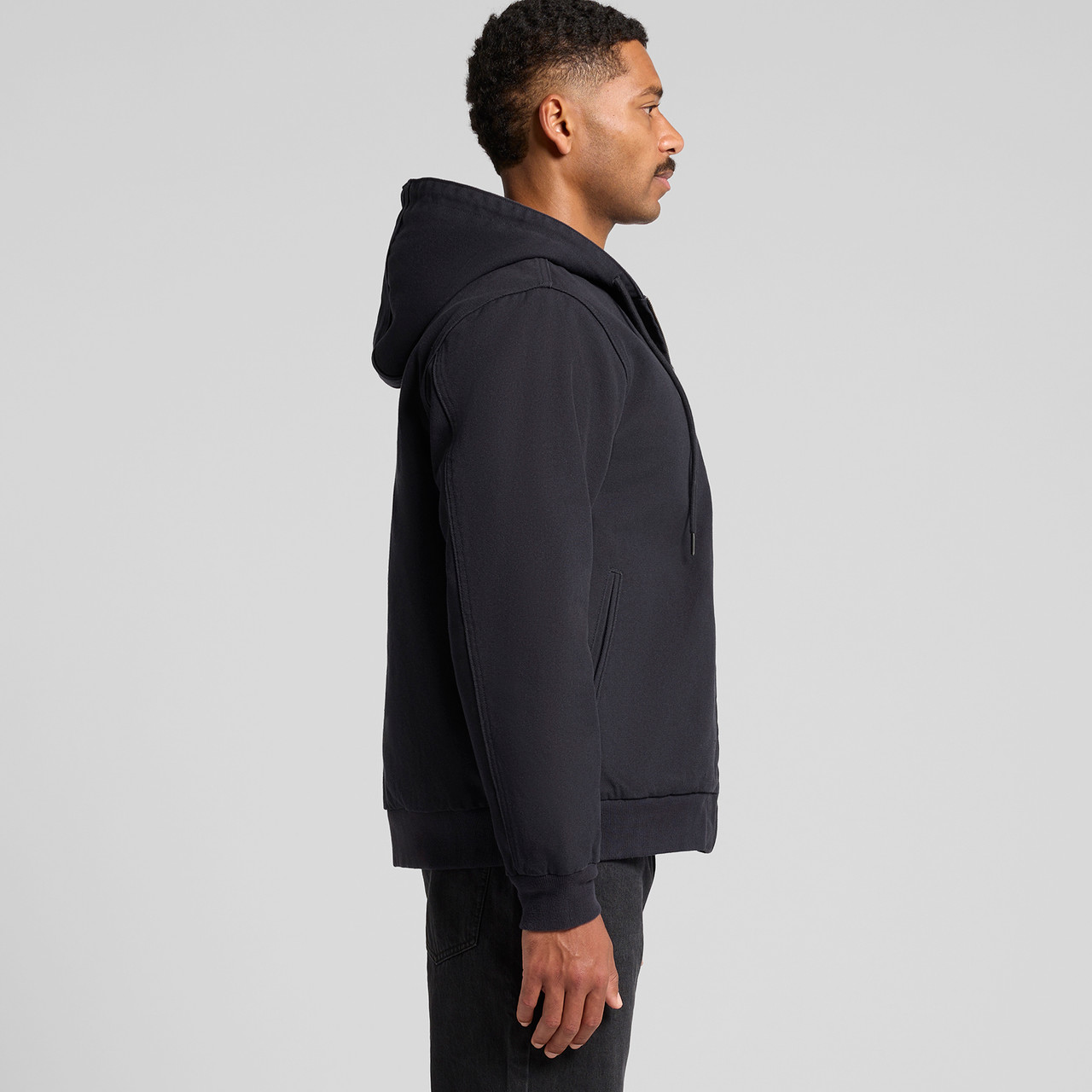 Canvas Bomber Hood Jacket - Image 15