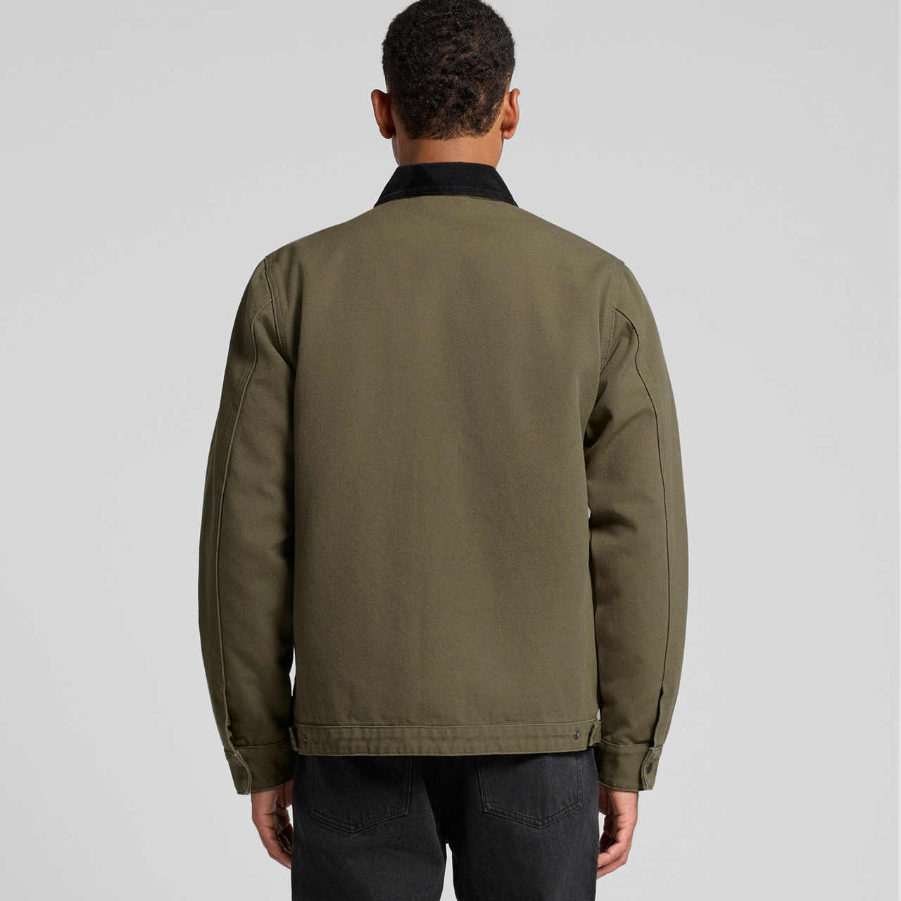 Canvas Cord Collar Jacket - Image 5