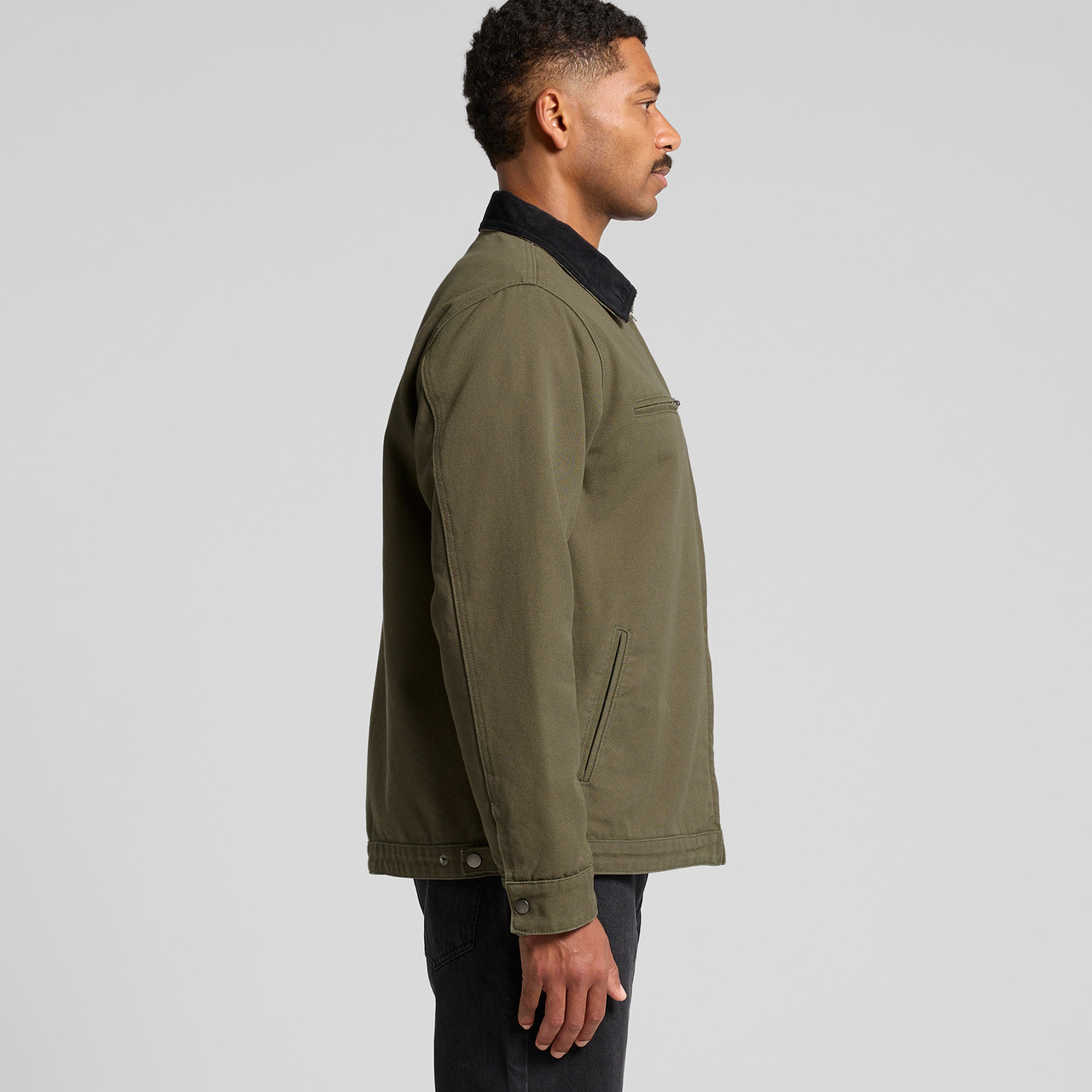 Canvas Cord Collar Jacket - Image 15