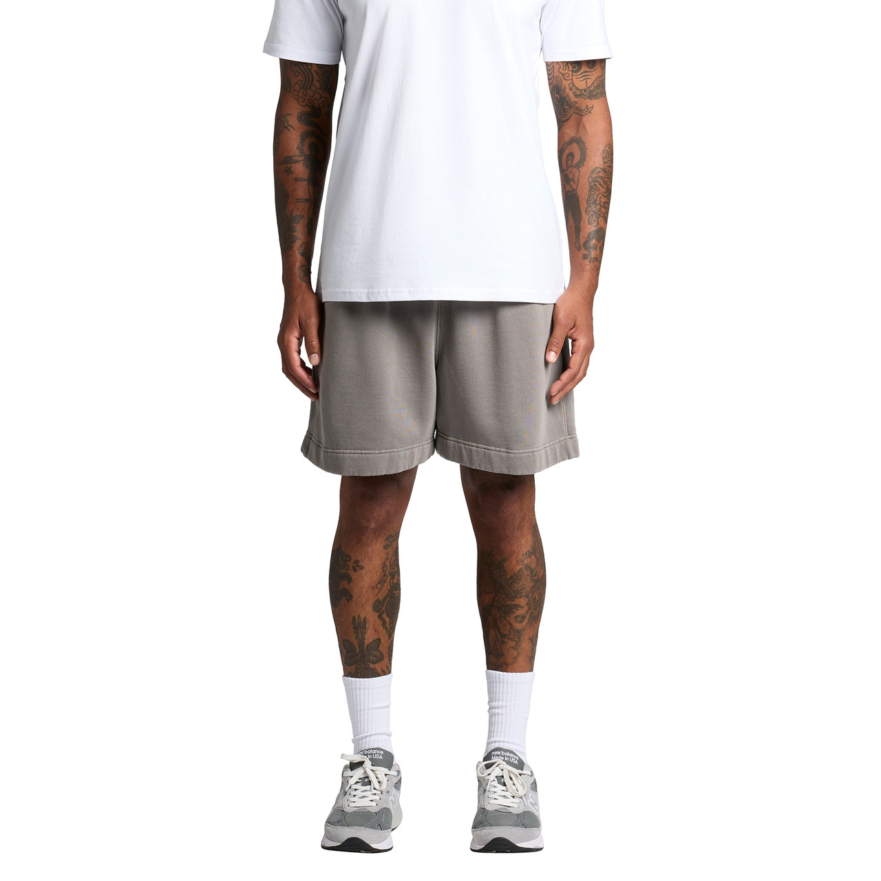 Relax Faded Track Shorts 18" - Image 10