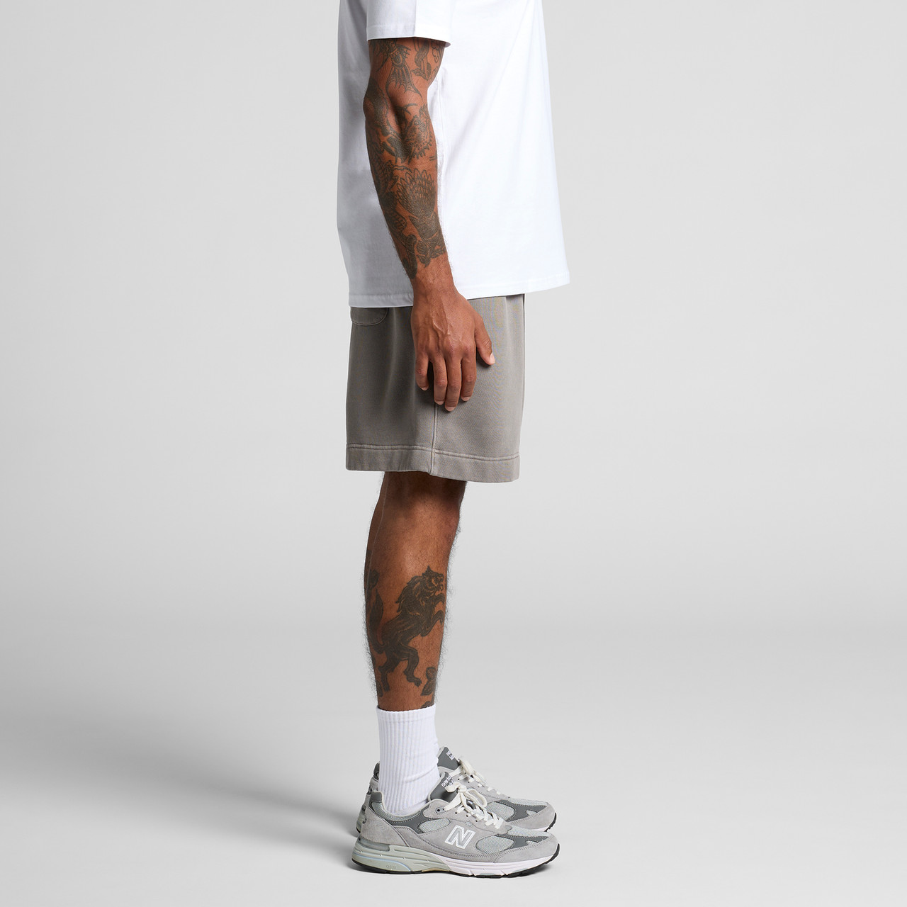 Relax Faded Track Shorts 18" - Image 12