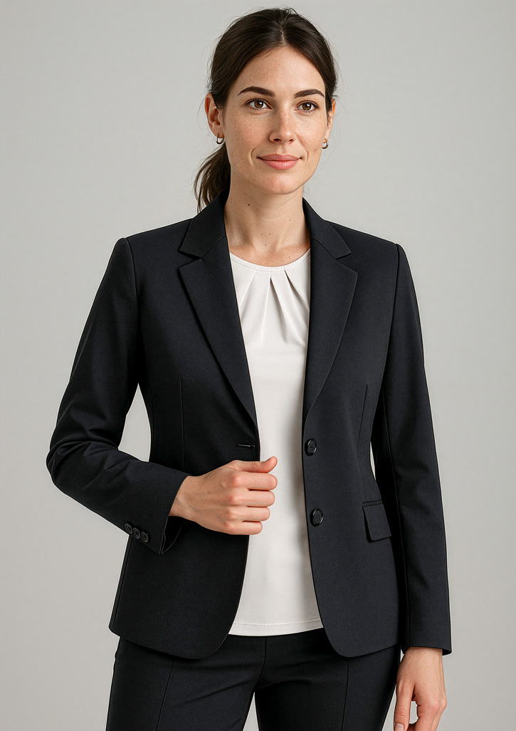 Womens Comfort Wool Stretch Longline Jacket - Image 4