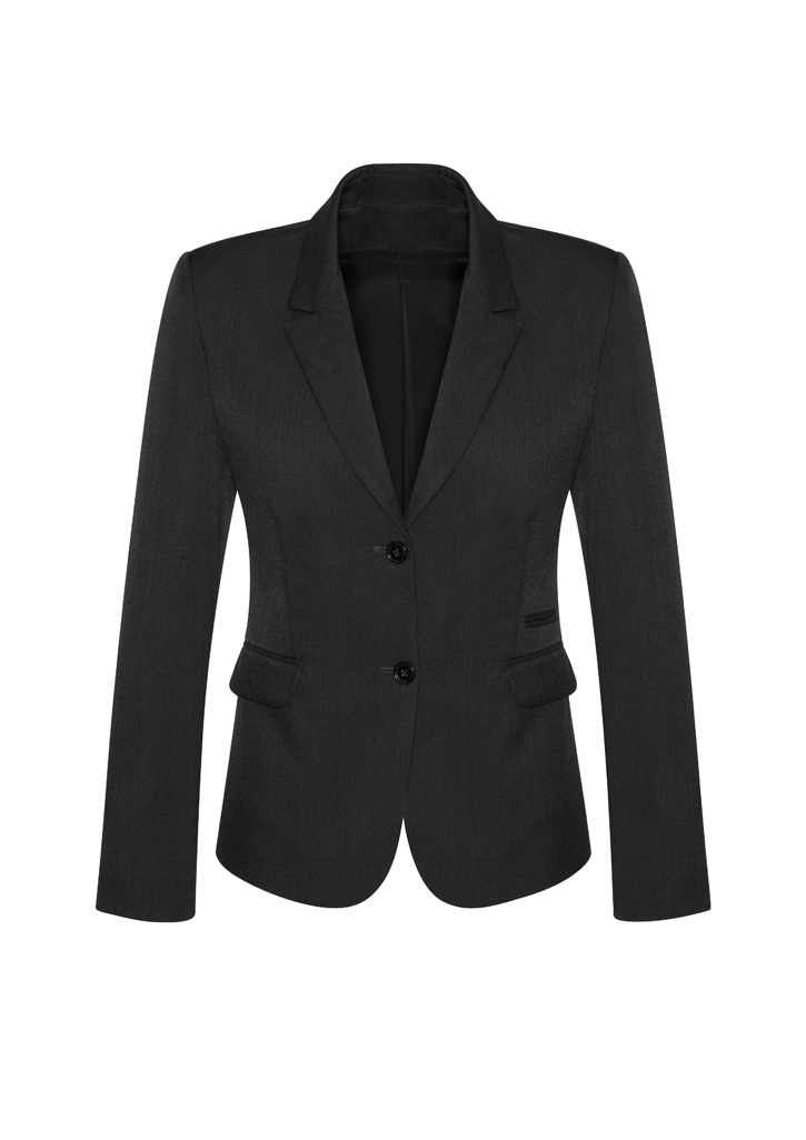 Womens Comfort Wool Stretch 2 Button Mid Length Jacket - Image 3