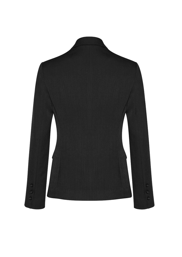 Womens Comfort Wool Stretch 2 Button Mid Length Jacket - Image 4