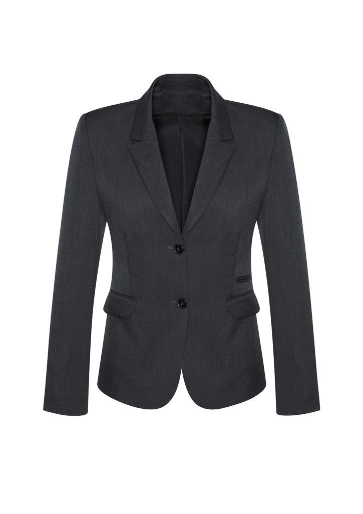 Womens Comfort Wool Stretch 2 Button Mid Length Jacket - Image 7
