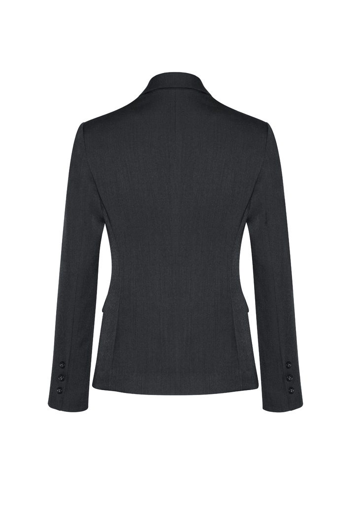 Womens Comfort Wool Stretch 2 Button Mid Length Jacket - Image 8
