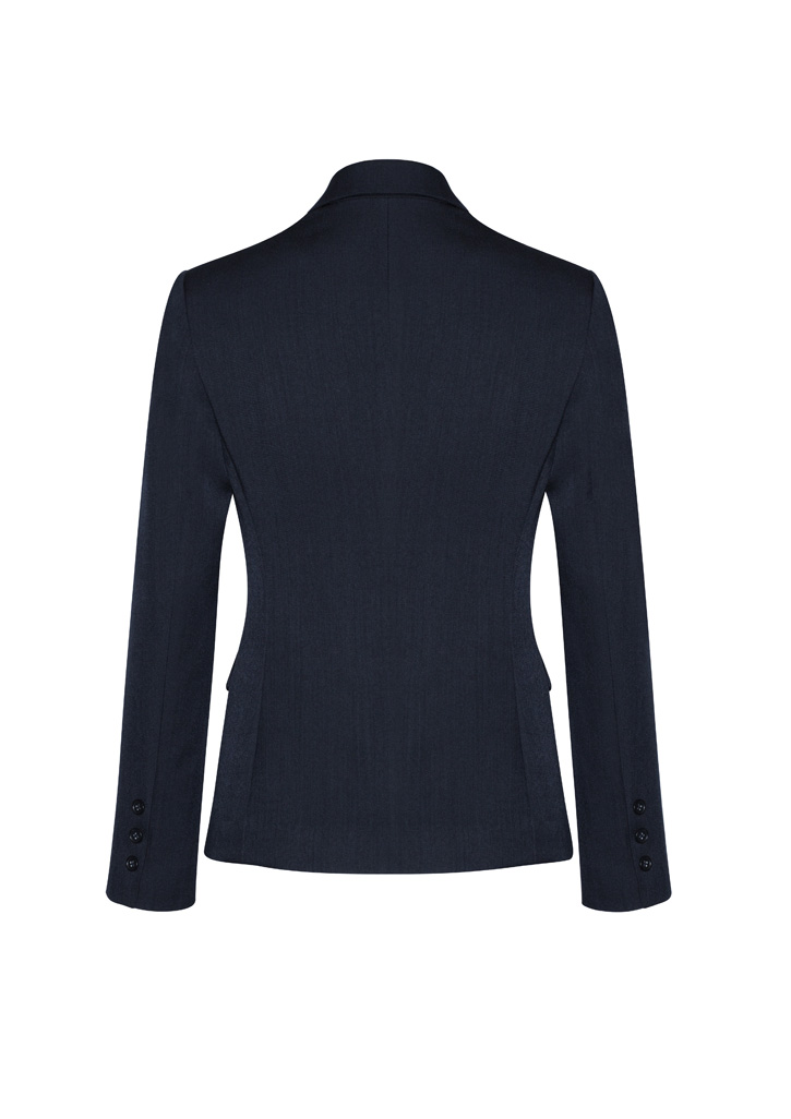 Womens Comfort Wool Stretch 2 Button Mid Length Jacket - Image 6