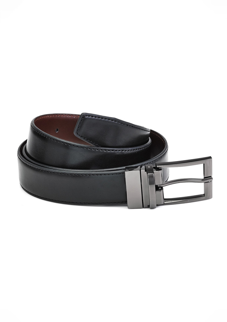 Mens Leather Reversible Belt - Image 3